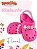 Sandália Babuche Pink Floral com Correia Pink Gliter - Imagem 2