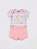 Conjunto Bebê Body Algodão Corações Manga Curta + Short Rosa - Imagem 5