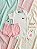 Conjunto Bebê Feminino Algodão Body Off White Melancia Short Rosa - Imagem 6