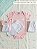 Conjunto Bebê Feminino 100% Algodão Rosa com Nuvem - Imagem 6