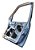 Porta Dianteira Direita Vw Gol G2 G3  2000 A 2005 (detalhe) Dianteira Direito - Imagem 5