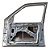 Porta Dianteira Direita Vw Gol G3 G4 2001/02 2006/07 Detalhe Dianteira Direito - Imagem 2