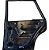 Porta Traseira Direita Vw Gol G3 1999 Traseira Direito Preto - Imagem 2