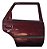Porta Traseira Direita Vw Pointer 1994 Traseira Direito Vinho - Imagem 1