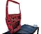 Porta Traseira Direita Vw Golf 1995 Traseira Direito Vermelho - Imagem 4
