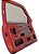 Porta Dianteira Esquerda Vw Gol G2 1994 A 1999 Dianteira Esquerdo Vermelho - Imagem 4