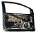 Porta Dianteira Esquerda Vw Fox 2004 A 2010 (detalhe) Dianteira Esquerdo Preto - Imagem 4