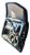Porta Dianteira Esquerda Vw Fox 2004 A 2010 (detalhe) Dianteira Esquerdo Preto - Imagem 3