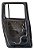 Porta Traseira Esquerda Vw Amarok 2012 2011 A 2015 (detalhe) Traseira Esquerdo Marrom - Imagem 2