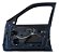 Porta Dianteira Direita Renault Clio 2000 A 2012 Detalhe Dianteira Direito Preto - Imagem 5