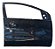 Porta Dianteira Direita Nissan Sentra 2007 2008 A 2013 Dianteira Direito Preto - Imagem 1