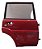 Porta Traseira Direita Mitsubishi Pajero 2010 A 2015 Direito Vermelho - Imagem 1