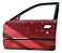 Porta Dianteira Esquerda Honda Civic 1998 Detalhe Esquerdo Vermelho - Imagem 1