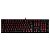 Teclado Mecanico Gamer Mitra Single Color Pto Switch Vermelho K551-1 Abnt2 - Imagem 1