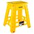 Banqueta Plast Dobravel 450mm Amarela Vonder - Imagem 1