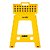 Banqueta Plast Dobravel 450mm Amarela Vonder - Imagem 3