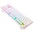 Teclado Mecanico Kumara Pro Rgb Wireless Branco Switch Marrom - Imagem 6