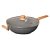Panela Wok Com Tampa 5,5l Cerâmiica Marble Edition Dark Grey Oster - Imagem 1