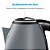 Chaleira Elétrica Elgin Inox Cinza Lunar 2 Litros 1200w 220v - Imagem 5