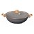 Panela Wok com Tampa 7l Cerâmica Marble Edition Dark Grey Oster - Imagem 1