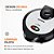 Maquina De Waflle Antiaderente Pratic Gw-01 1200w 220v - Imagem 5