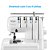 Máquina de Costura Overlock Elgin 2000 Portátil 127v - Imagem 3