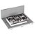 Cooktop 5 Bocas a Gás Mueller Tripla Chama Mesa de Alumínio Mcg5bl Bivolt - Imagem 4