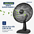 Ventilador de Mesa Nvsp-30-b2 Preto e Cinza 127v - Imagem 6