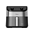 Fritadeira Air Fryer Midea Widemax Cyclone 5,5l Preto Inox 127v - Imagem 1