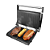 Sanduicheira Grill Kian Panini Inox 1200w Preto Inox - 127v - Imagem 4
