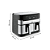 Fritadeira Air Fryer Arno Dual 5,2l Mais 3,1l Inox Afd2 -127v - Imagem 3