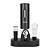 Kit Abridor Elétrico de Vinho Portátil Joog Jg-ew2 Led Preto - Imagem 1