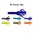 Kit com 2 Isca Artificial Soft  AF Straws Tube - Imagem 1