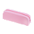 ESTOJO RETANGULAR - SILICONE - 1 ZIPER - ROSA PASTEL - Imagem 1