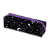 ESTOJO ESTAMPADO - POLIÉSTER - 1 ZIPER - PRETO C/ ROXO - Imagem 1
