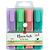 MARCA TEXTO COR PASTEL - GLITTER -  RS/LL/VD/AZ - BLISTER C/ 4UN - Imagem 1