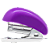GRAMPEADOR PLÁSTICO MINI PARA 20FLS C/ BARRA 26/6 - BASE DE 6,8CM - BLISTER C/ 2 ITENS (ROXO) - Imagem 2