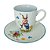 Caneca com pratinho de pão - Coelhinho Mensageiro - Imagem 1
