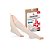 Meia Compressiva Vascular 3/4 Tam: P Bege (20-30mmHg) Ponteira Aberta - Venomed - Imagem 1