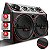 Caixa De Som Igrejinha Trio Dupla Automotivo Subwoofer Bomber One 12 Pol 800w RMS Carro Pancadão LED - Imagem 1