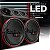 Caixa De Som Igrejinha Trio Dupla Automotivo Subwoofer Bomber One 12 Pol 800w RMS Carro Pancadão LED - Imagem 2