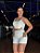 Conjunto fitness Off White feminino linha Paris Premium, tecido blackout ZERO transparência - Imagem 1