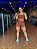 Conjunto fitness Marrom feminino linha Paris Premium, tecido blackout ZERO transparência - Imagem 2