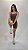 Macaquinho Feminino Fitness Tecido Canelado Linha Paris curto ou meia coxa cor Cocoa Brown - Imagem 1