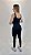 Conjunto Preto linha Dance Top Regata+legging cós alto ZERO transparência - Imagem 2