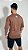 Camiseta Oversize Masculina – Algodão Premium - Marrom - Imagem 3