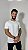 Camiseta Masculina Texturizada - Cor Off White - Imagem 1