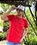 Camiseta Masculina Malha Peruana vermelha - Imagem 3