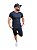 Camiseta Masculina Malha Peruana preto - Imagem 1