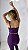 Top Cropped Fitness Linha Paris – Black Berry - Imagem 2